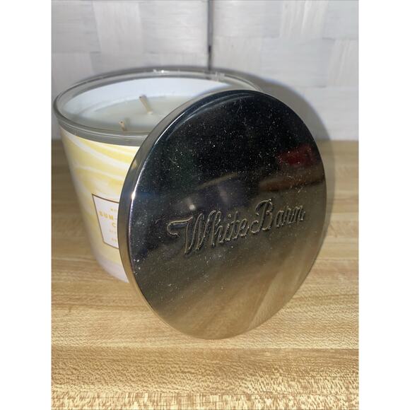 Bath Body Works 3- Wick Soy Blend Candle Sun Washed Citrus - Picture 3 of 4